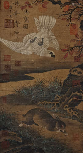 Royal Eagle，a Chinese Painting by Emperor Huizong of Song