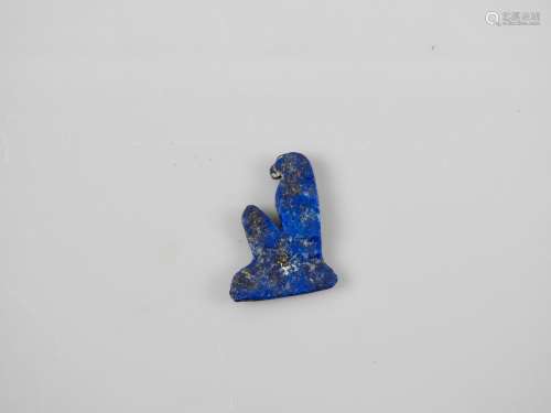Babouin. Incrustation en lapis lazulis Basse Epoque 665-332 ...