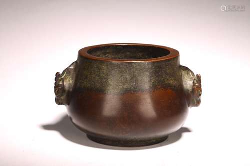 A CHINESE BRONZE CENSER