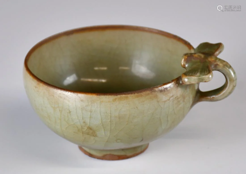 A Celadon Glazed Cup
