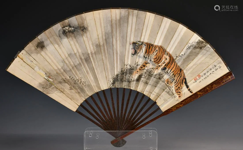 Zheng Hong & Fang Shubo (1897-1965) Fan