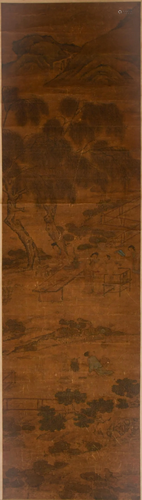 Figures, Hanging Scroll