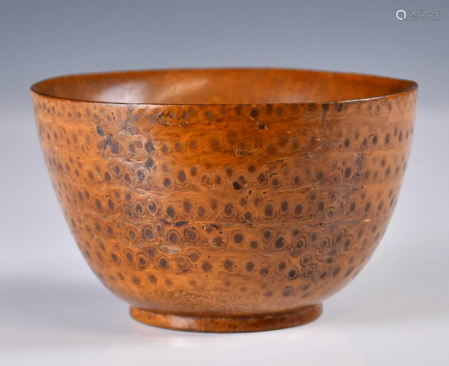 A Bamboo Bowl, with Box, 19TH C.