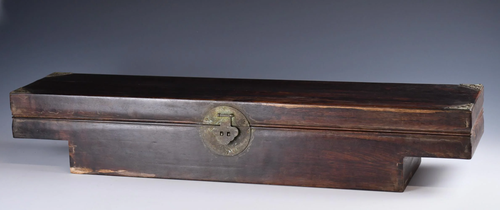 A Hardwood Sedan Chair Document Case Qing