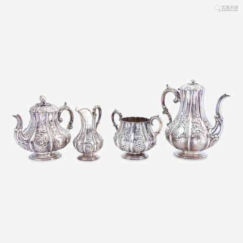A Victorian Four-Piece Sterling Silver Tea and Coffee