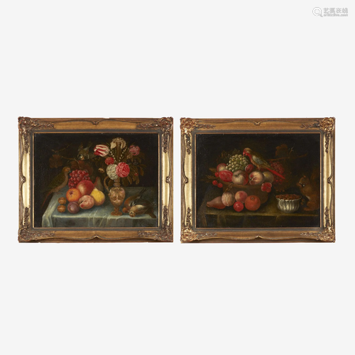 Italian School (18th Century) A Pair of Tabletop