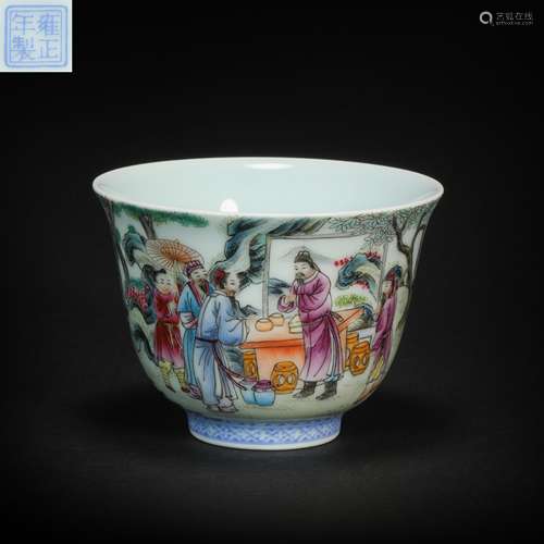 Colour Enamels Kiln Bowl from Qing