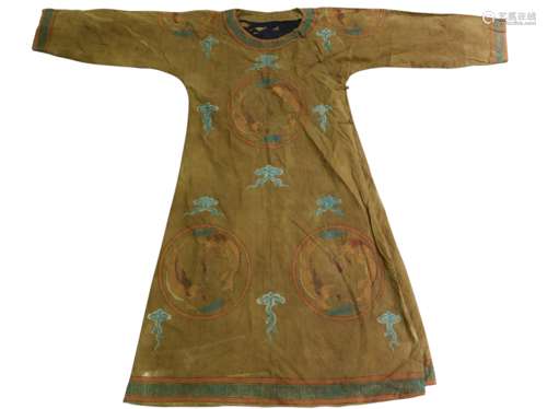 Silk Tapestry Dragon Robe from Jin