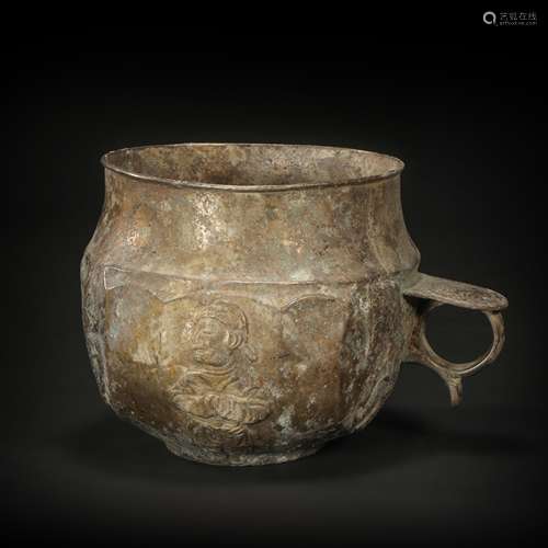 Sassanid Silvering Cup from Yuan