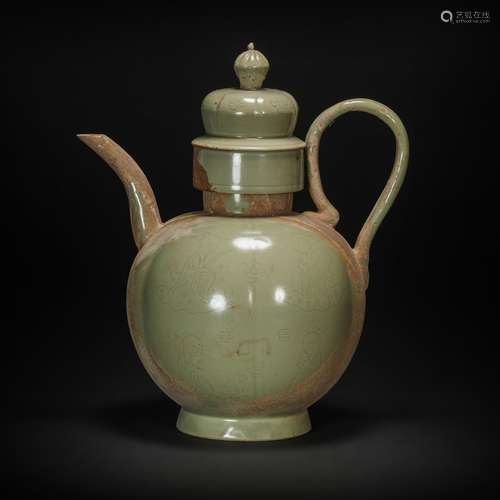 Yue Kiln Colored Holding Vase from WuDai