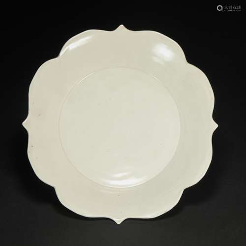 Ding Kiln flower Plate from Song