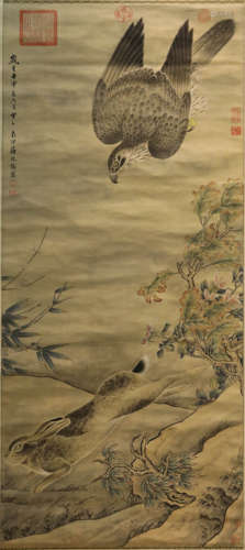 Ink Painting of animal from JiangTingXi