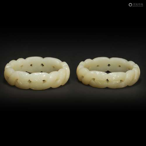 HeTian Jade Bracelet from Qing