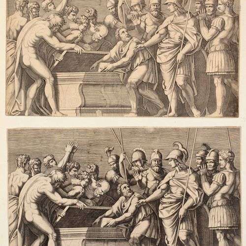 Marcantonio RAIMONDI (1480-1527/34) d'après Alexandre faisan...