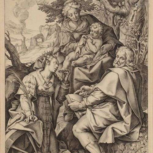 Jerôme WIERIX (1553 - 1619) Saint Suaire, Présentation de la...