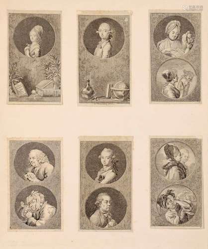 Daniel Nicolas CHODOWIECKI (1726 - 1801) Série de 12 petites...