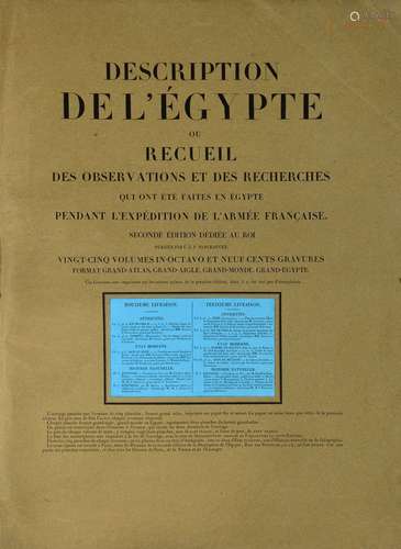 Description de l'Egypte ou Recueil des observations et des r...