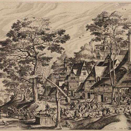 Jerôme COCK (1518 - 1570) éditeur Paysage montagneux – Paysa...