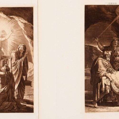 François Xavier FABRE (1766 - 1837) Apparition de l'ange aux...