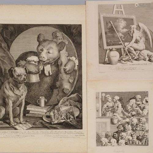 William HOGARTH (1697-1764) The Bruiser, C.Churchill...The B...