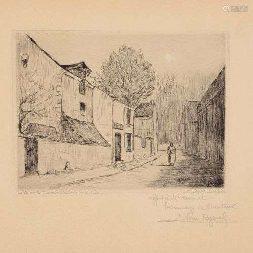 Paul VAN RYSSEL (1828 – 1909) ou Paul GACHET La maison de Da...