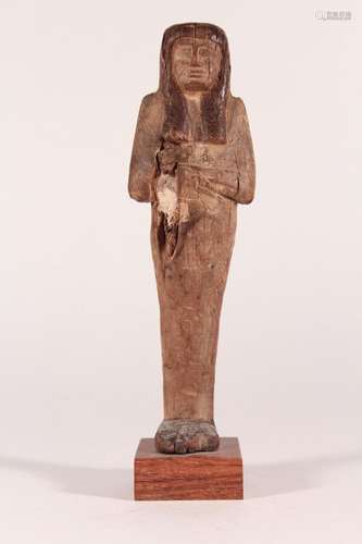 Ouchebti en bois Egypte, basse époque H.: 24 cm