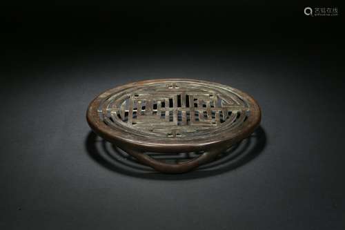 Copper Incense Set in Qing Dynasty