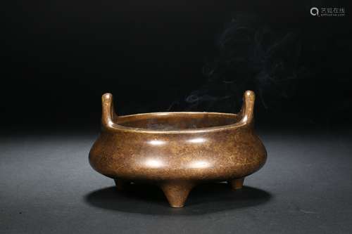 Copper Incense Burner in Ming Dynasty