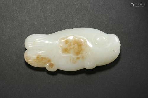 Hetian jade pendant in Qing Dynasty