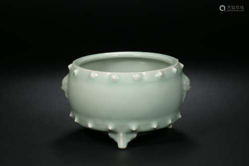 Celadon-glazed Milk Nail Jar in Song Dynasty