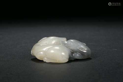 Hetian Jade Beast in Qing Dynasty