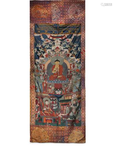 Guru Thangka in Qing Dynasty