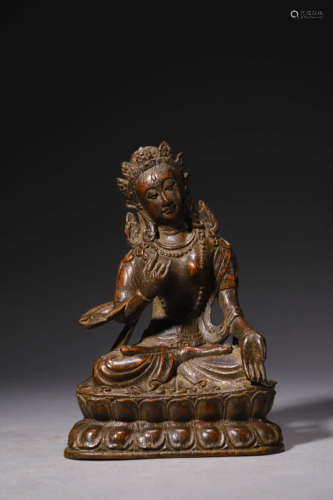 A Carved Eaglewood Buddha Statue