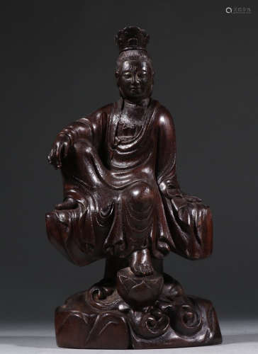 CHENXIANG WOOD GUANYIN BUDDHA STATUE