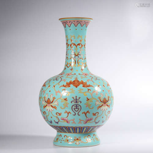 Chinese Famille Rose Porcelain Vase