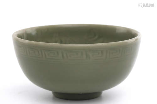 Chinese Celadon Glazed Longquan Porcelain Bowl