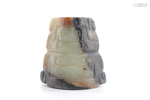 Chinese Archaistic Jade Pendant