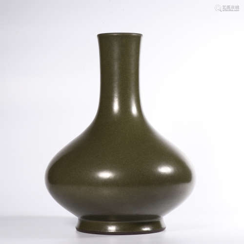 Chinese Tea Dust Glaze Porcelain Vase