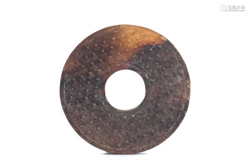 Chinese Archaistic Jade Bi Disk