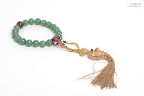 Chinese Jadeite Prayer Beads