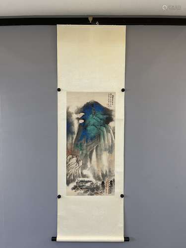 chinese zhang daqian's painting