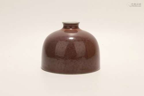 chinese peachbloom glazed porcelain pot