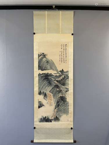 chinese zhang daqian's painting