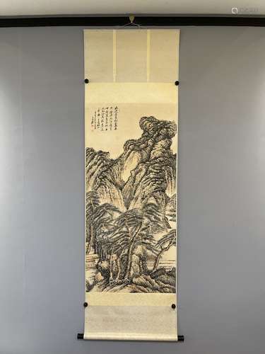 chinese zhang daqian's painting