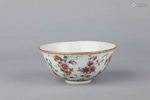 A POWDER FLOWER BOWL