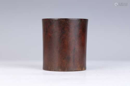 A HUANGHUALI WOOD PEN POT