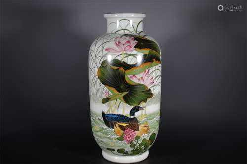 PINK THREE GONGTU DECORATIVE LANTERN BOTTLE