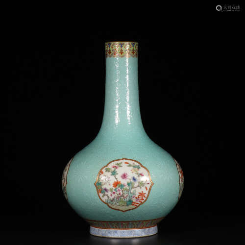 Chinese Famille Rose Porcelain Vase