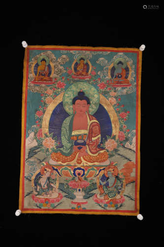 Chinese Tibetan Thangka