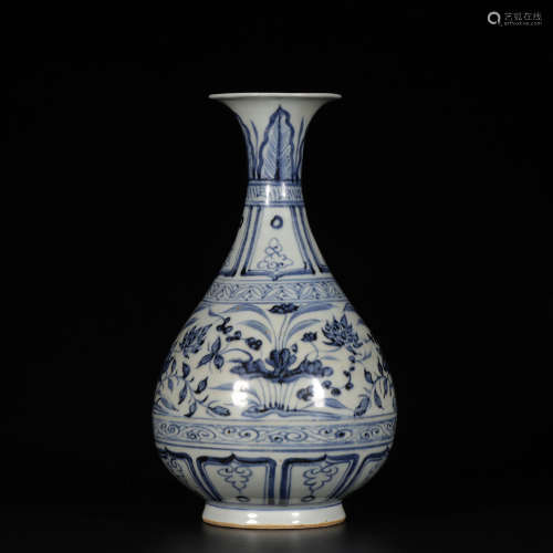 Chinese Blue White Porcelain Vase